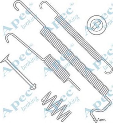 APEC BRAKING kit730 -  Комплектующие, тормозная колодка